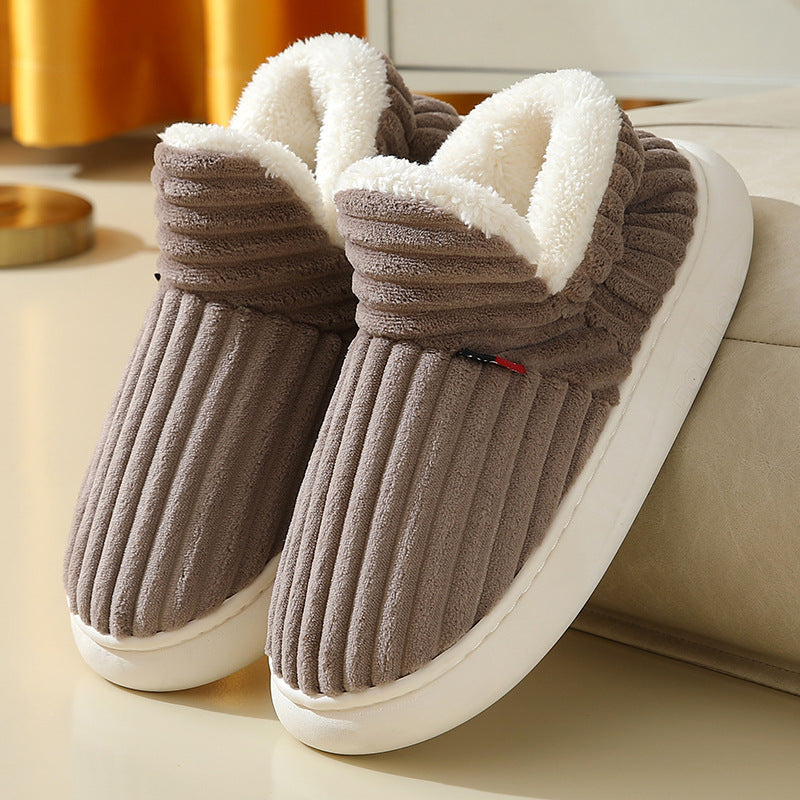 Comfeo Plush Slippers – Closed Back, Warm & Cosy